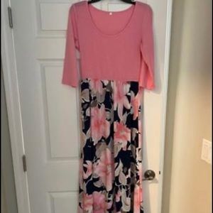 Floral maxi dress
